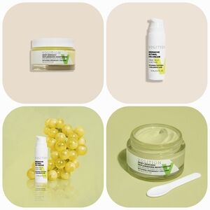 Volition Skincare Bundle – Dewy Avocado Moisturizer + Grenache Retinol Eye Cream